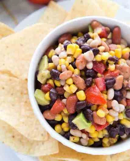 Photo credit: https://overthebigmoon.com/easy-bean-dip/