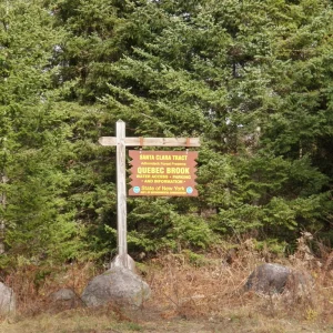An easement I passed by on my way to the trailhead.