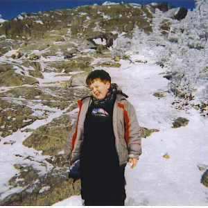 Below summit of Cascade Mtn.