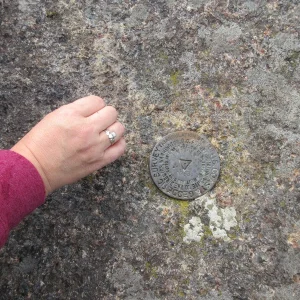 Summit surveyor marker