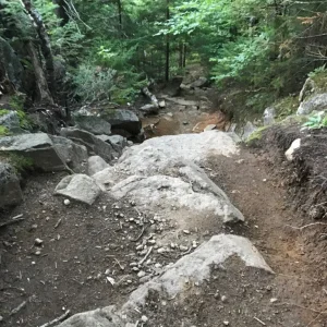 Looking down from top of scramble