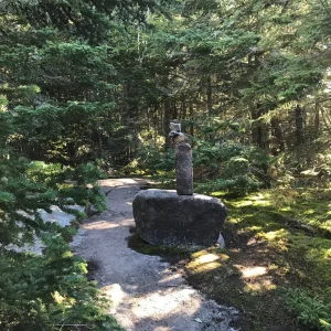 Trail along route to Balanced Rocks