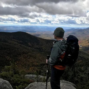 Caught soaking in the views