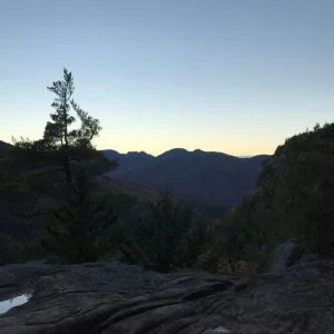 Mountain silhouette
