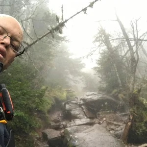 Going up the drainage