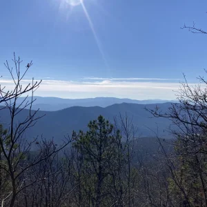 Summit view from rock outcropping.