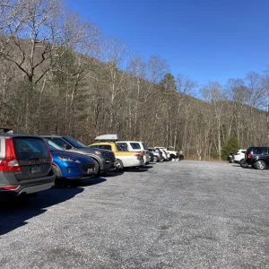 Parking lot at the end of my day.