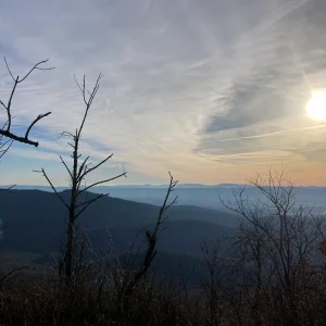 Looking up the Shenandoah valley