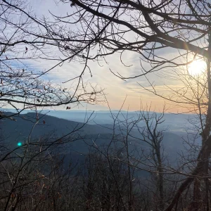 Sunrise on the ridge