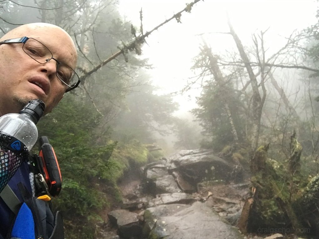 Going up the drainage