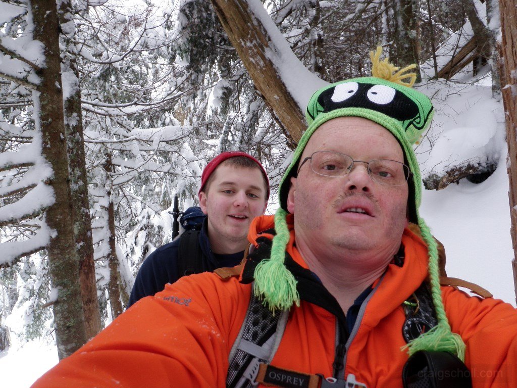 Heading up the Beaver Meadows Falls trail