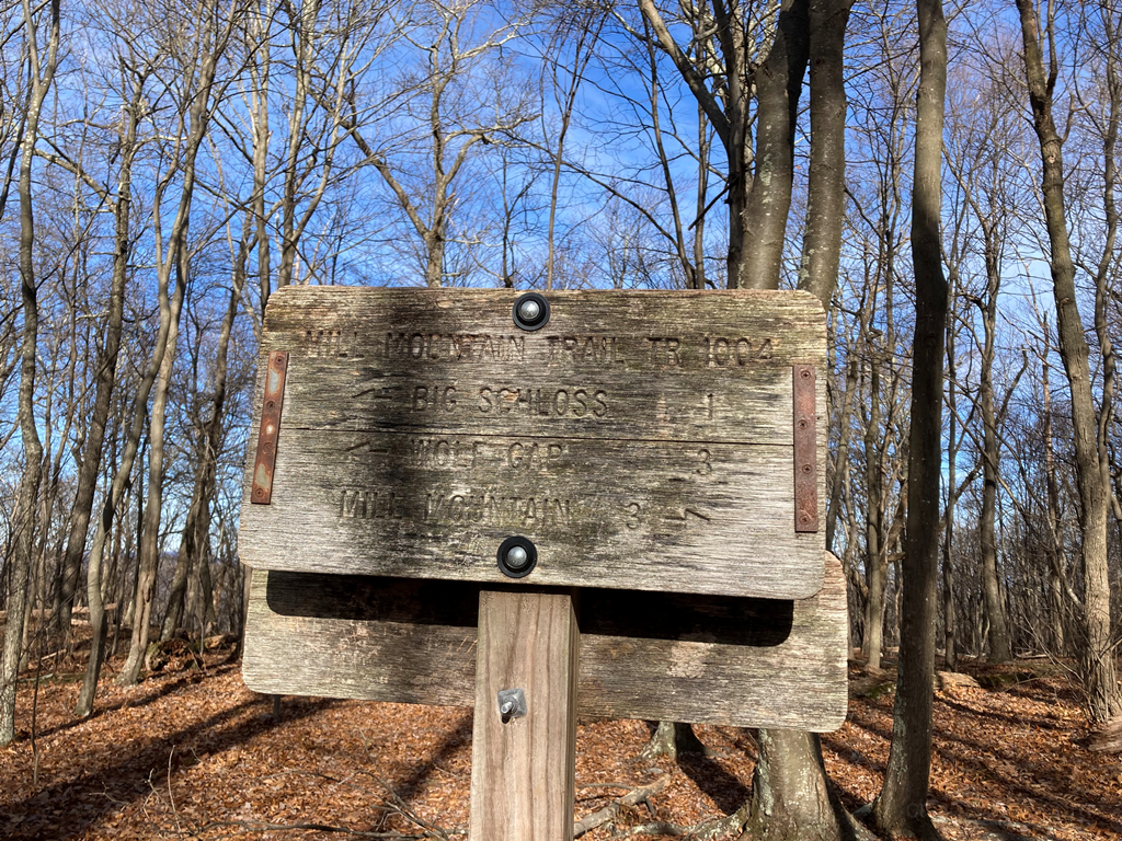 Junction, heading towards Mill mountain