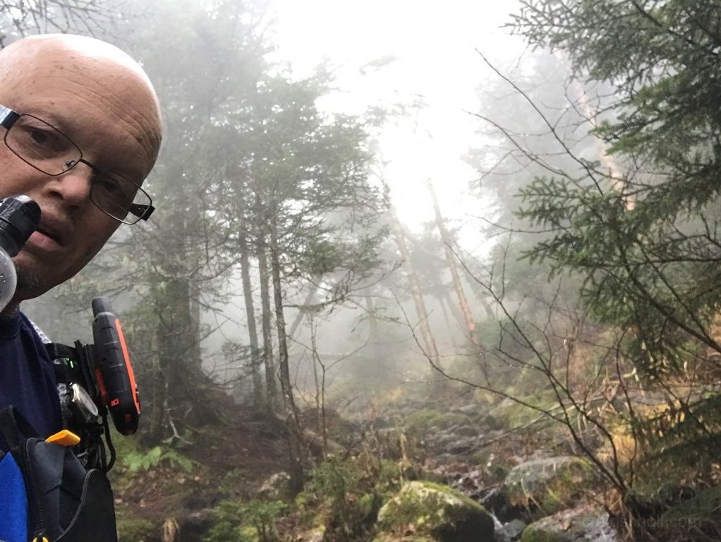 Like walking up a brook