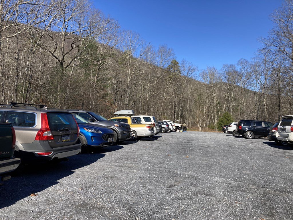 Parking lot at the end of my day.