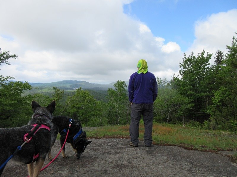 Soaking in the views