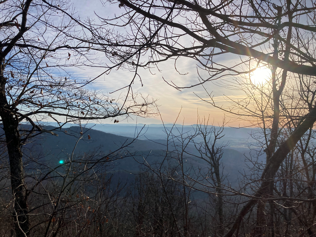 Sunrise on the ridge