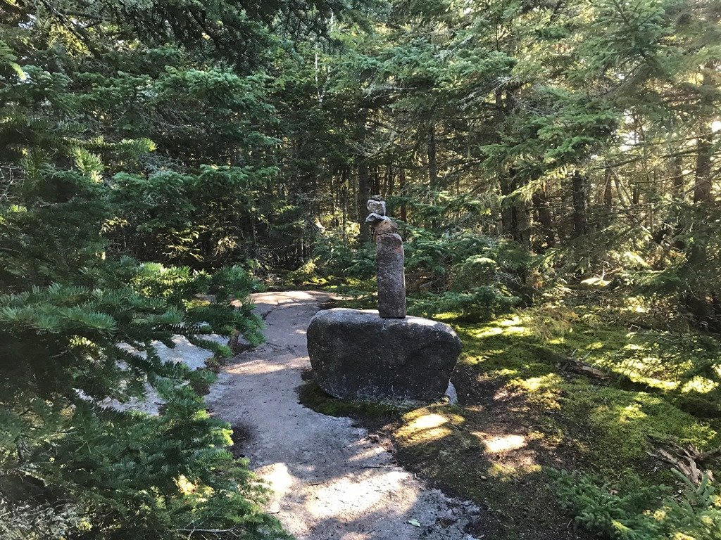 Trail along route to Balanced Rocks